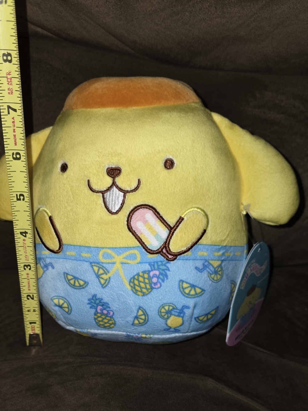 Squishmallows Yellow & Blue Pineapple Popsicle Plush